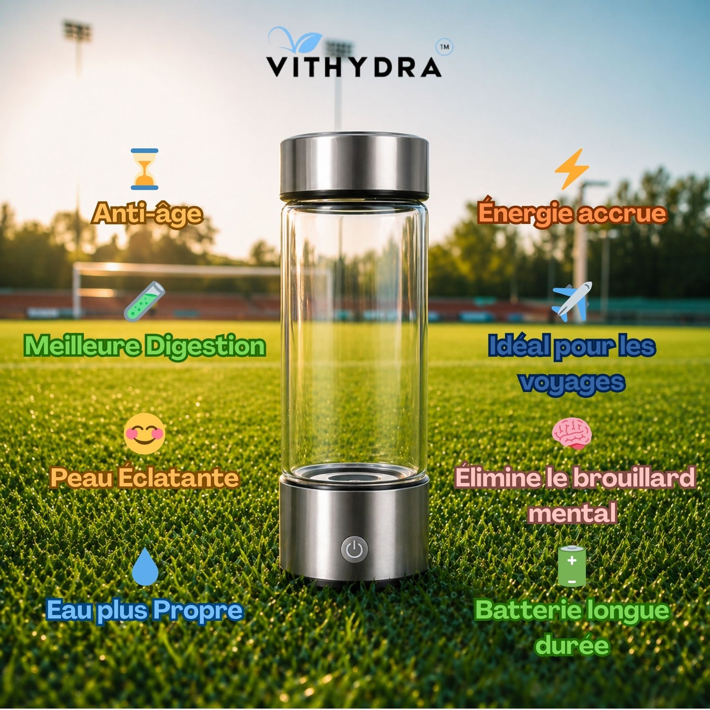 Bouteille d'eau à hydrogène-VitHydra