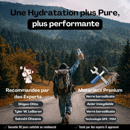 Bouteille d'eau à hydrogène-VitHydra