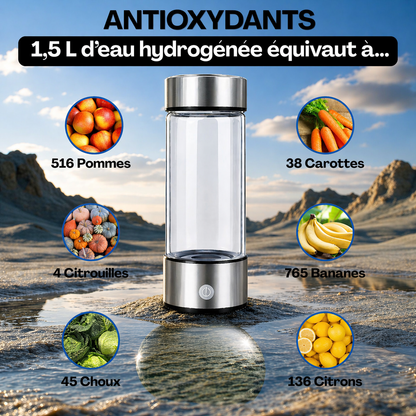 Bouteille d'eau à hydrogène-VitHydra