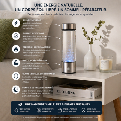 Bouteille d'eau à hydrogène-VitHydra